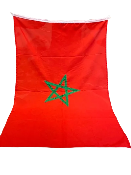 🇲🇦 Drapeau du Maroc en tissu haut de gamme – 1m x 1,5m – Image 8