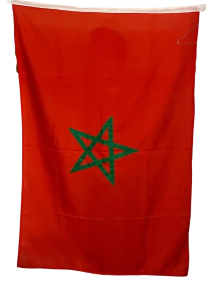 🇲🇦 Drapeau du Maroc en tissu haut de gamme – 1m x 1,5m – Image 2