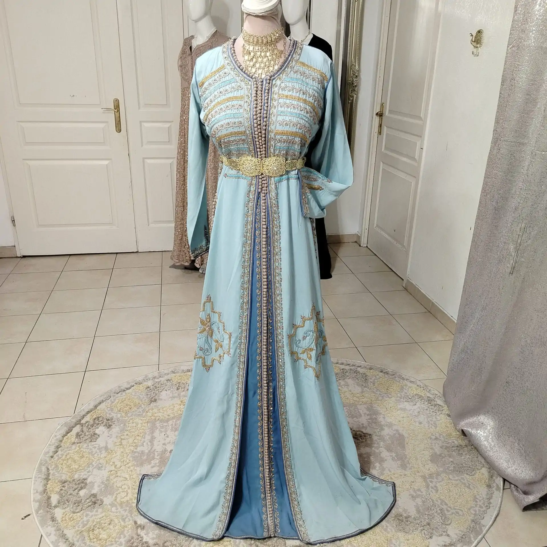 Caftan marocain  deux pièces d'occasion 🇲🇦