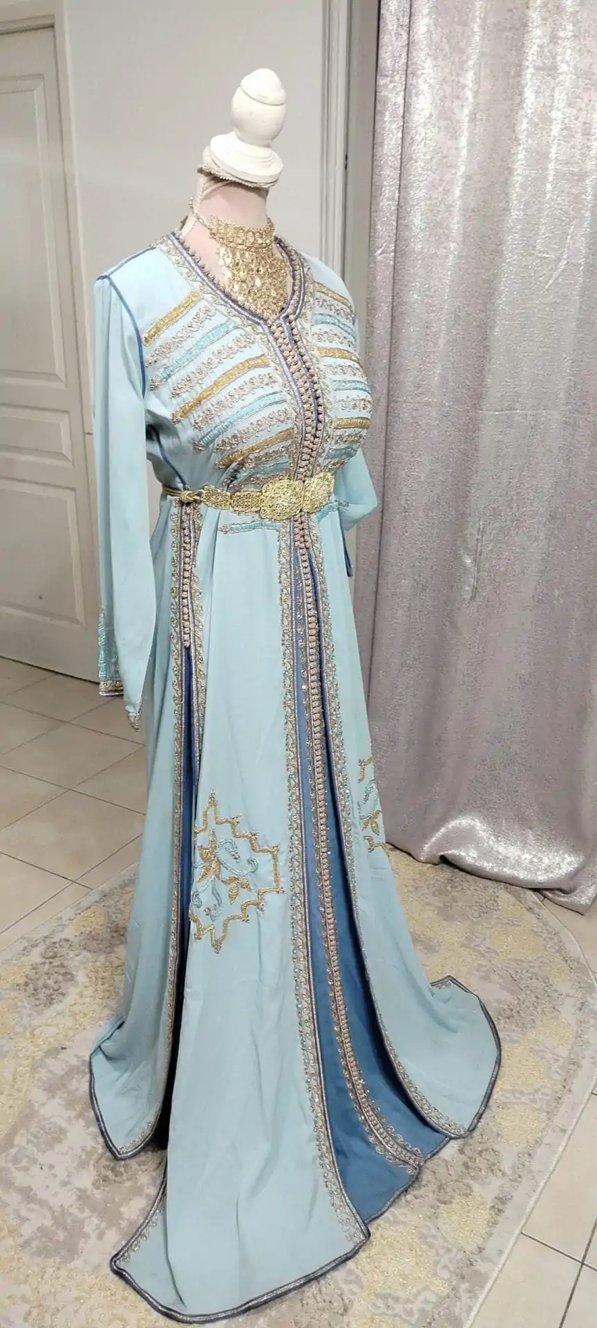 Caftan marocain  deux pièces d'occasion 🇲🇦 – Image 7