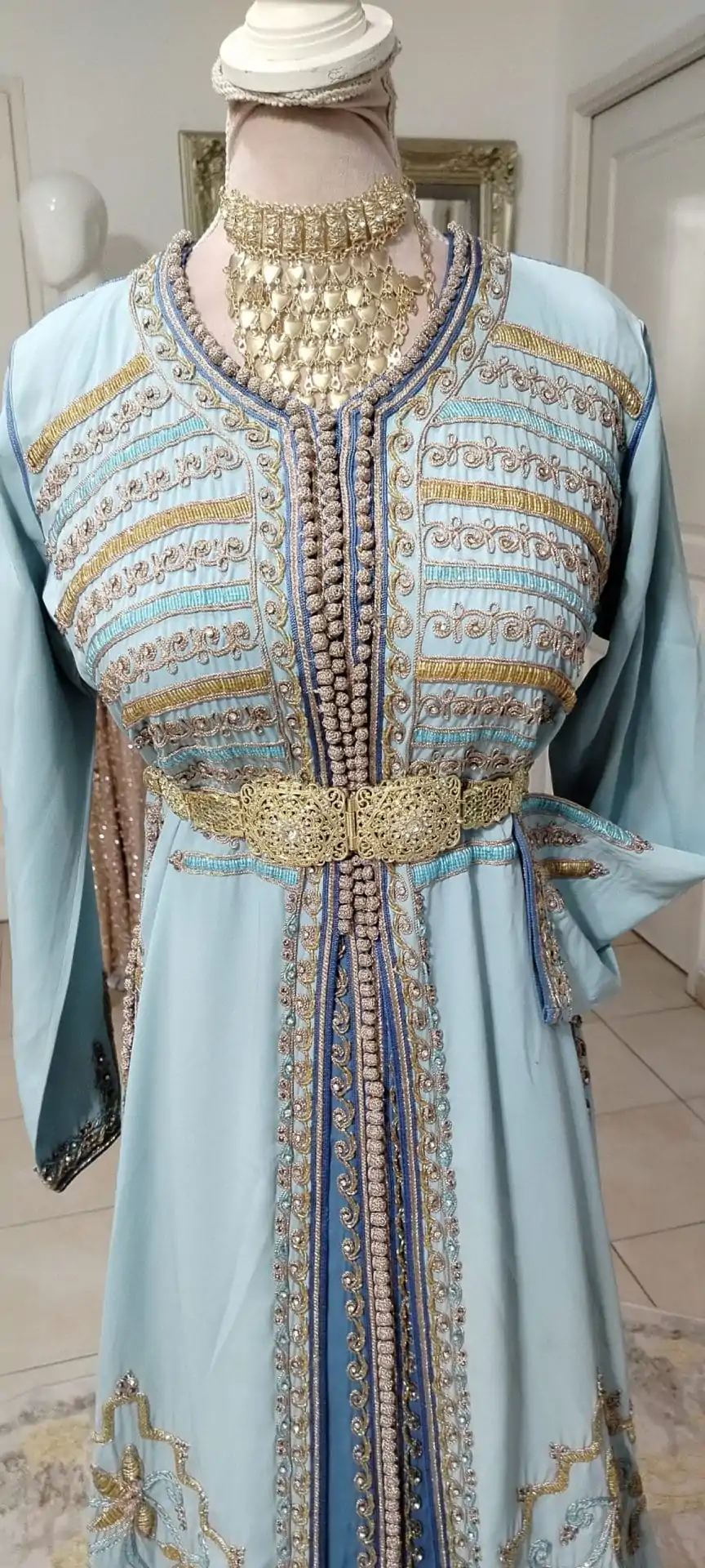 Caftan marocain  deux pièces d'occasion 🇲🇦 – Image 5