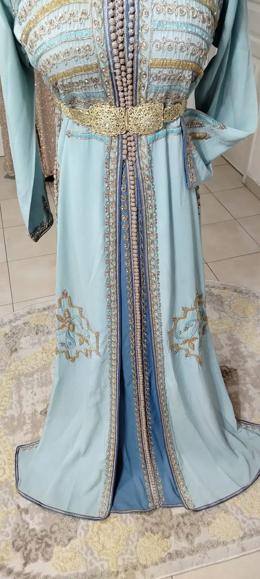 Caftan marocain  deux pièces d'occasion 🇲🇦 – Image 4