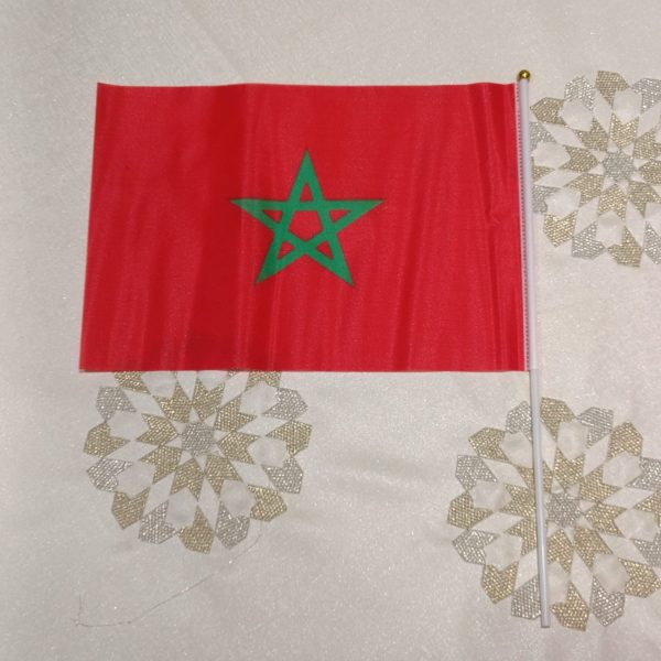 🇲🇦 Petit Drapeau du Maroc en tissu — photo 2