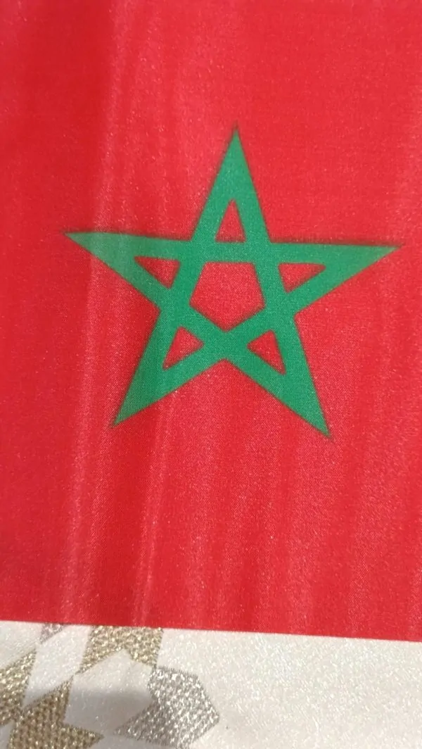 Small Moroccan flag in fabric — photo 3