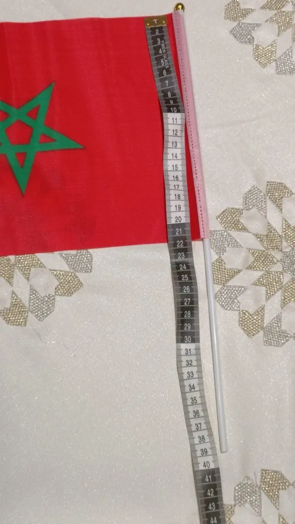 Small Moroccan flag in fabric — photo 6