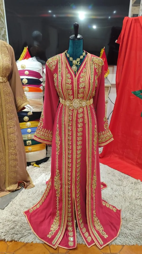Nieuwe gevoerde Marokkaanse kaftan — photo 23