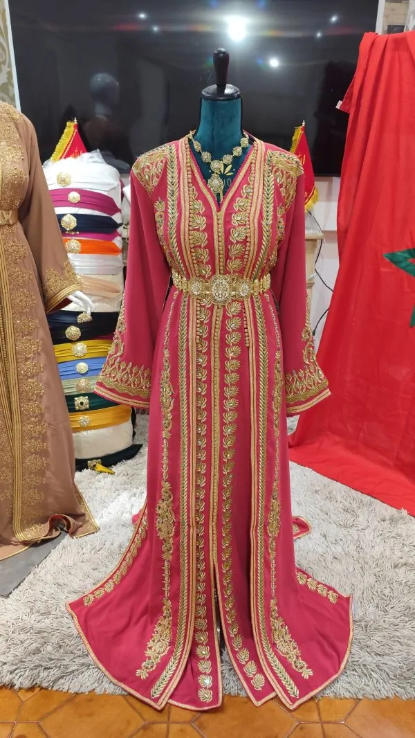 Nieuwe gevoerde Marokkaanse kaftan — photo 11