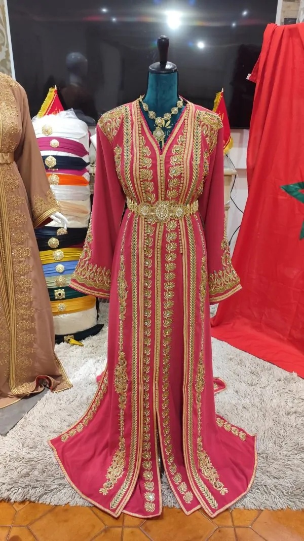 Nieuwe gevoerde Marokkaanse kaftan — photo 21