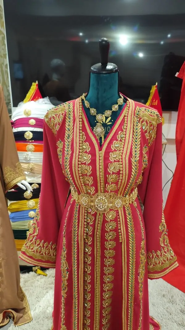 Nieuwe gevoerde Marokkaanse kaftan — photo 17