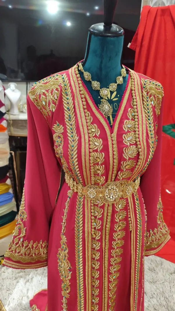Nieuwe gevoerde Marokkaanse kaftan — photo 20
