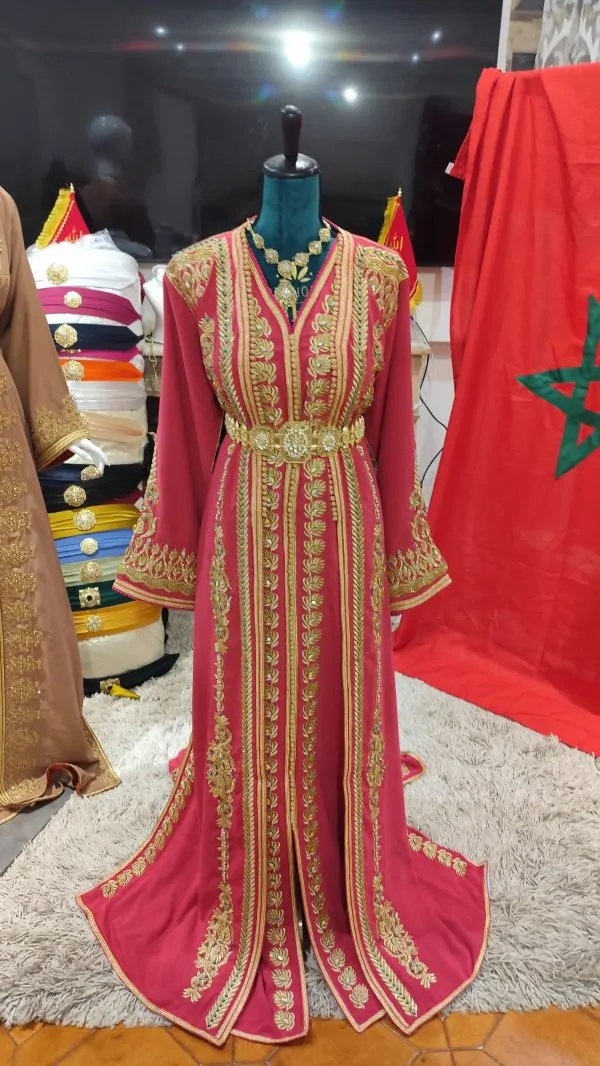 Nieuwe gevoerde Marokkaanse kaftan — photo 16