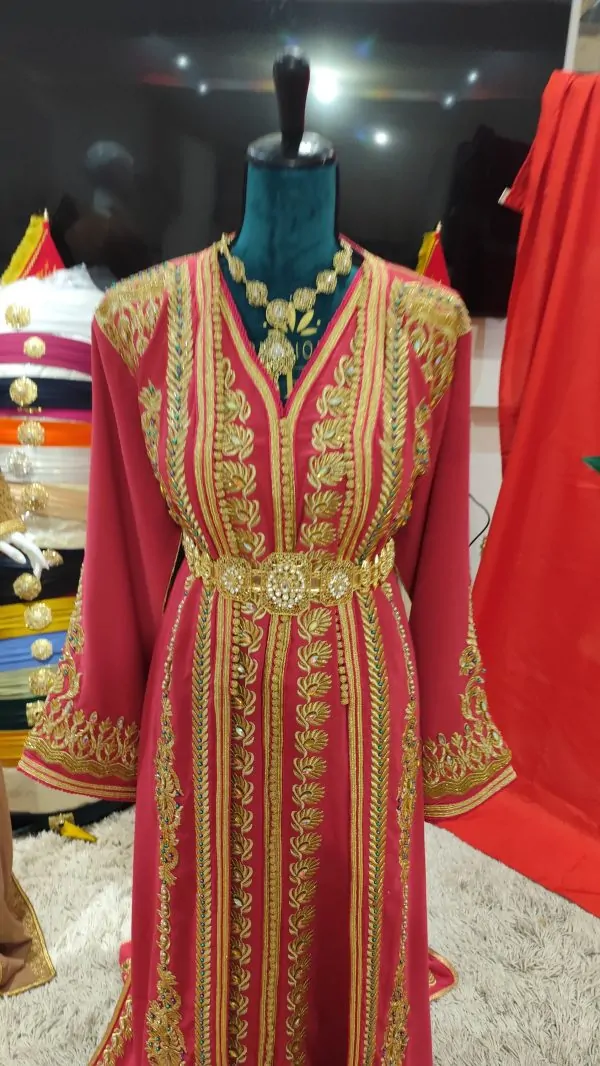 Nieuwe gevoerde Marokkaanse kaftan — photo 6