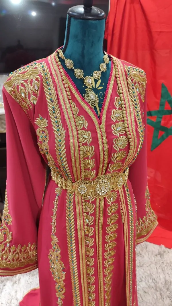 Nieuwe gevoerde Marokkaanse kaftan — photo 7