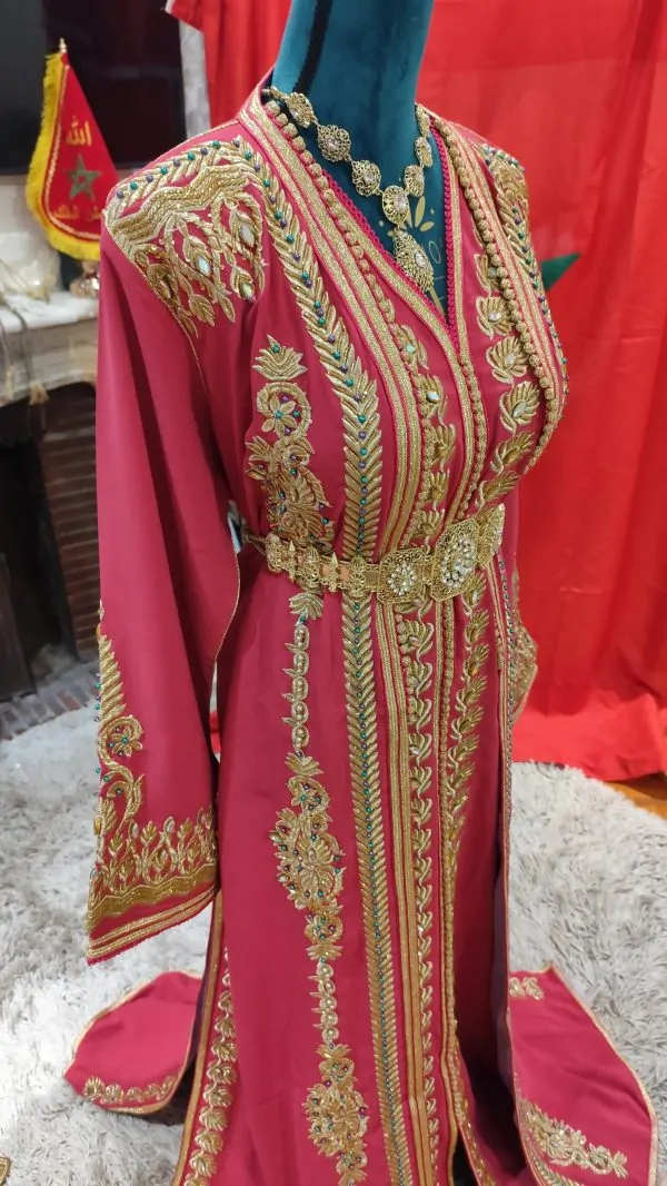 Nieuwe gevoerde Marokkaanse kaftan — photo 8