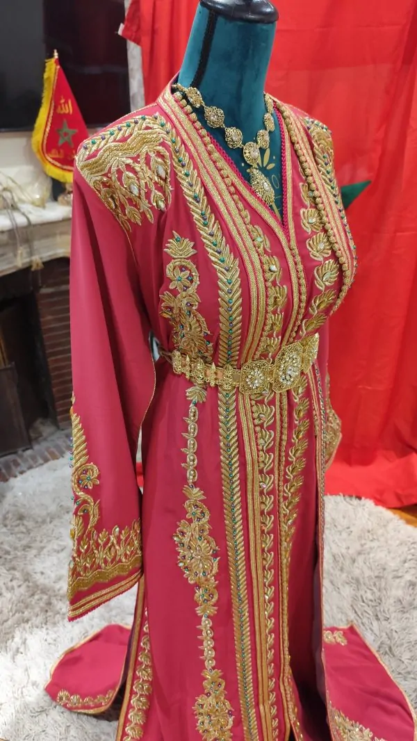 Nieuwe gevoerde Marokkaanse kaftan — photo 18