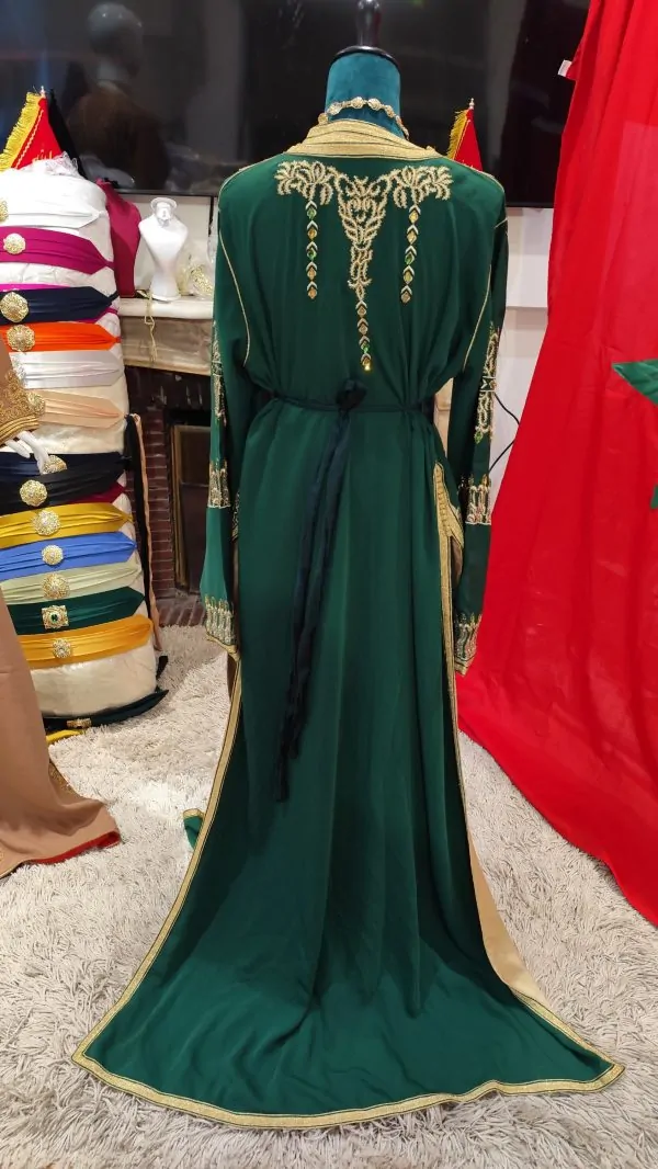 caftan marocain d occasion doublé — photo 4
