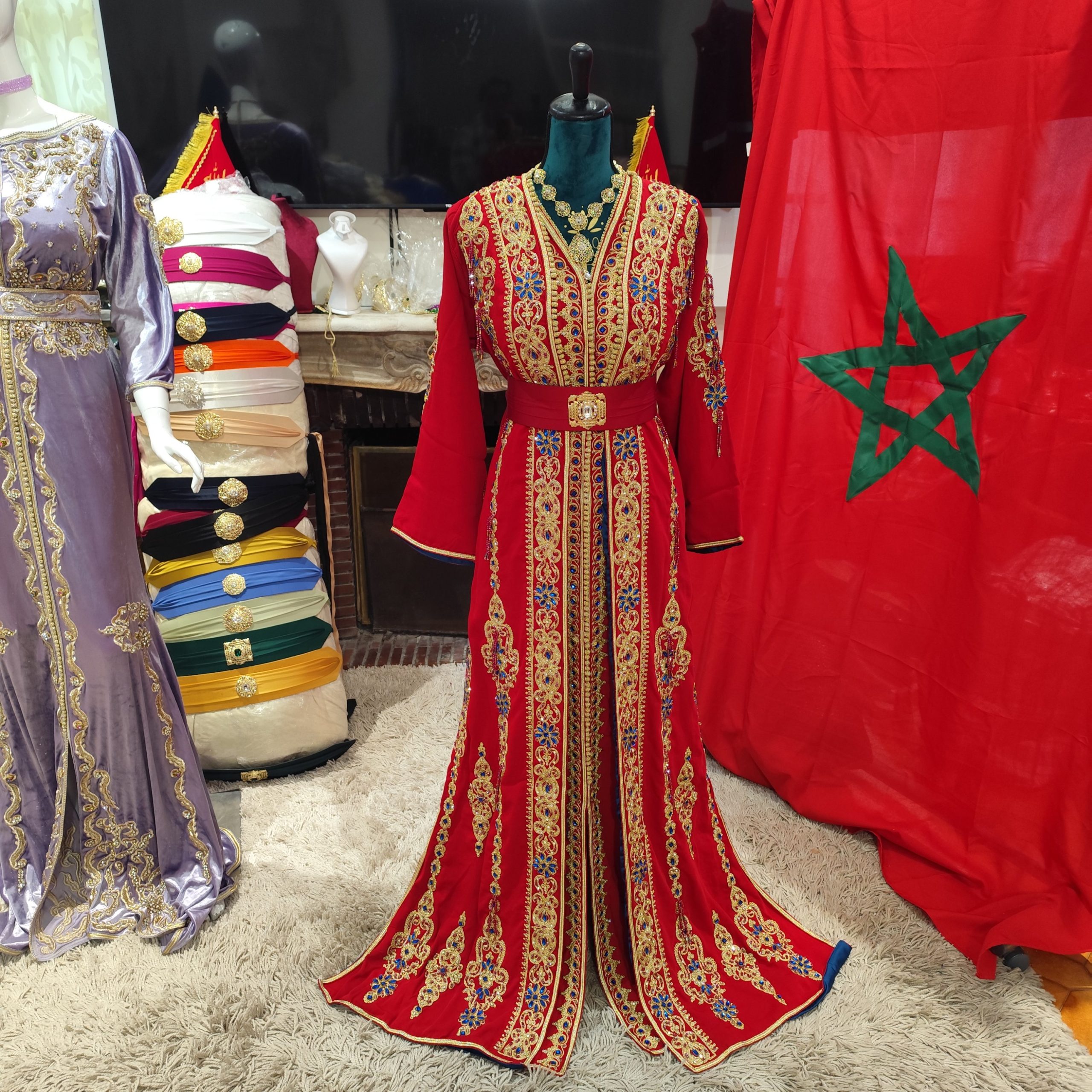 caftan marocain neuf doublé