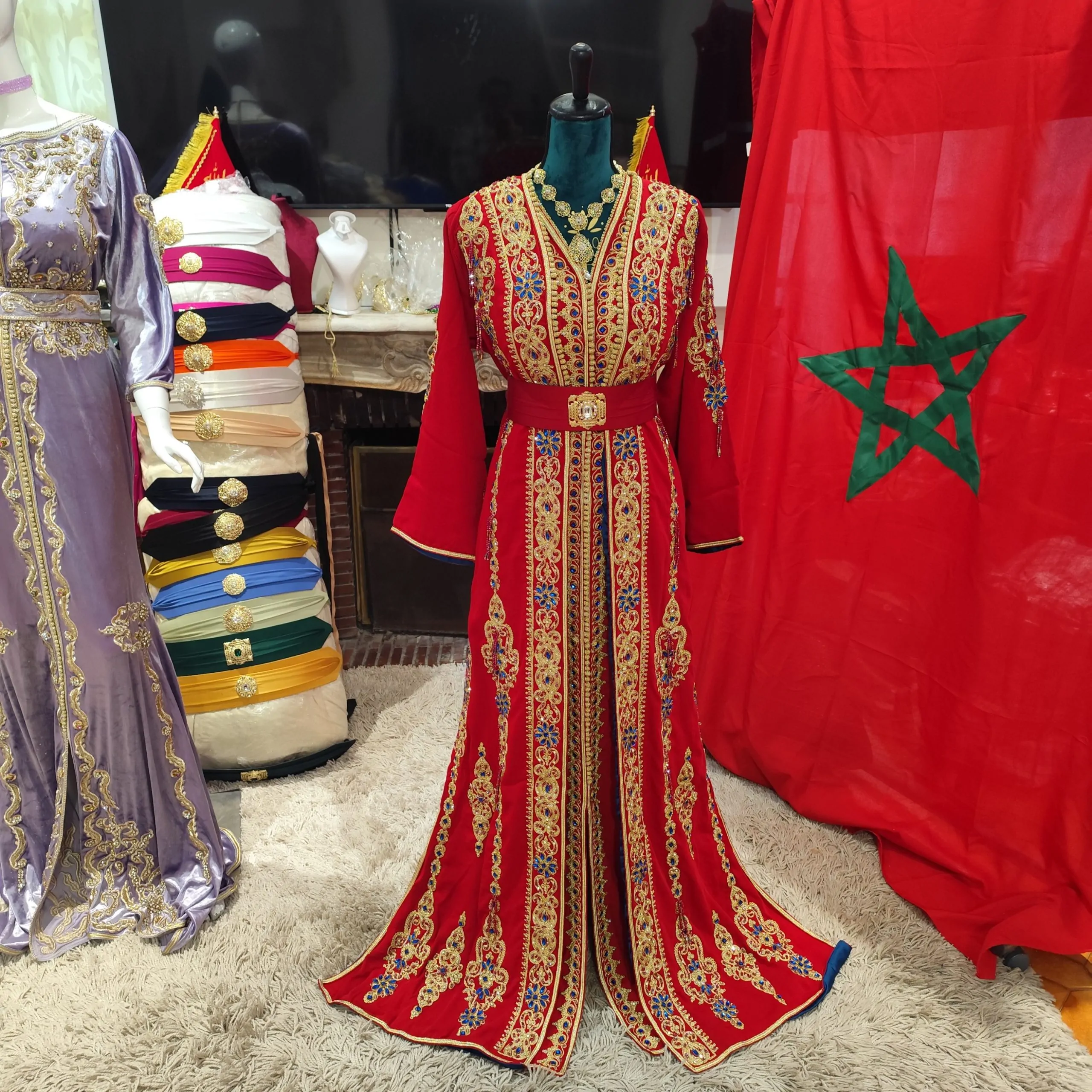 caftan marocain neuf doublé