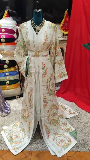 Neuer gefütterter marokkanischer Kaftan, große Größe