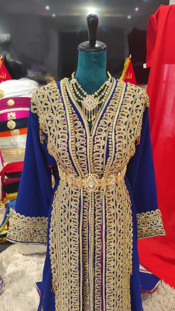 New lined Moroccan caftan, 65cm — photo 6