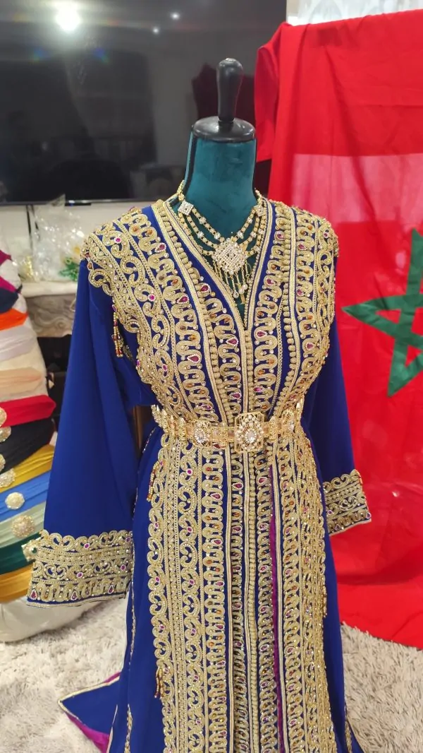 New lined Moroccan caftan, 65cm — photo 2