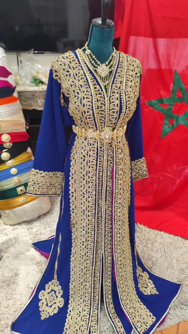 New lined Moroccan caftan, 65cm — photo 12