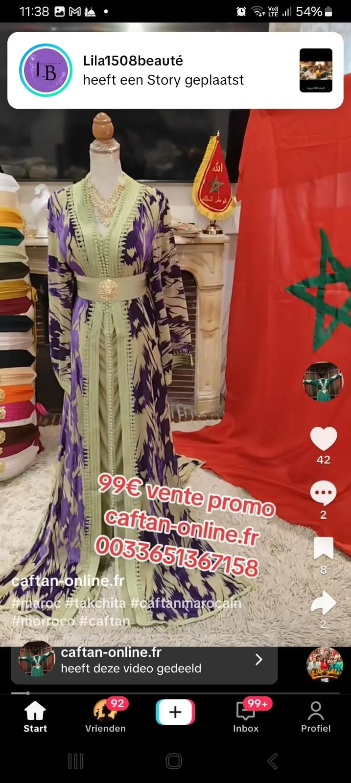9caftans plus trois ceintures – Image 3