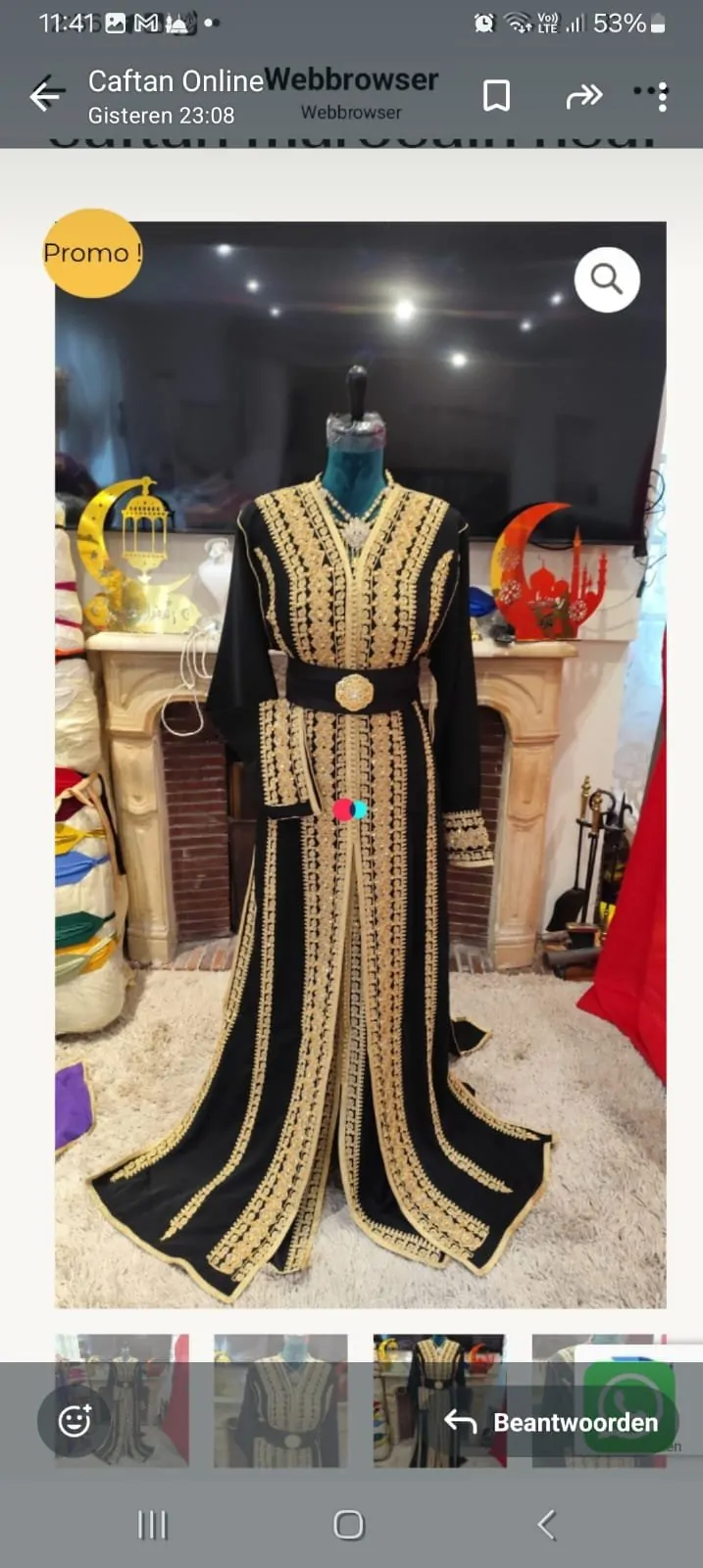 9caftans plus trois ceintures – Image 5