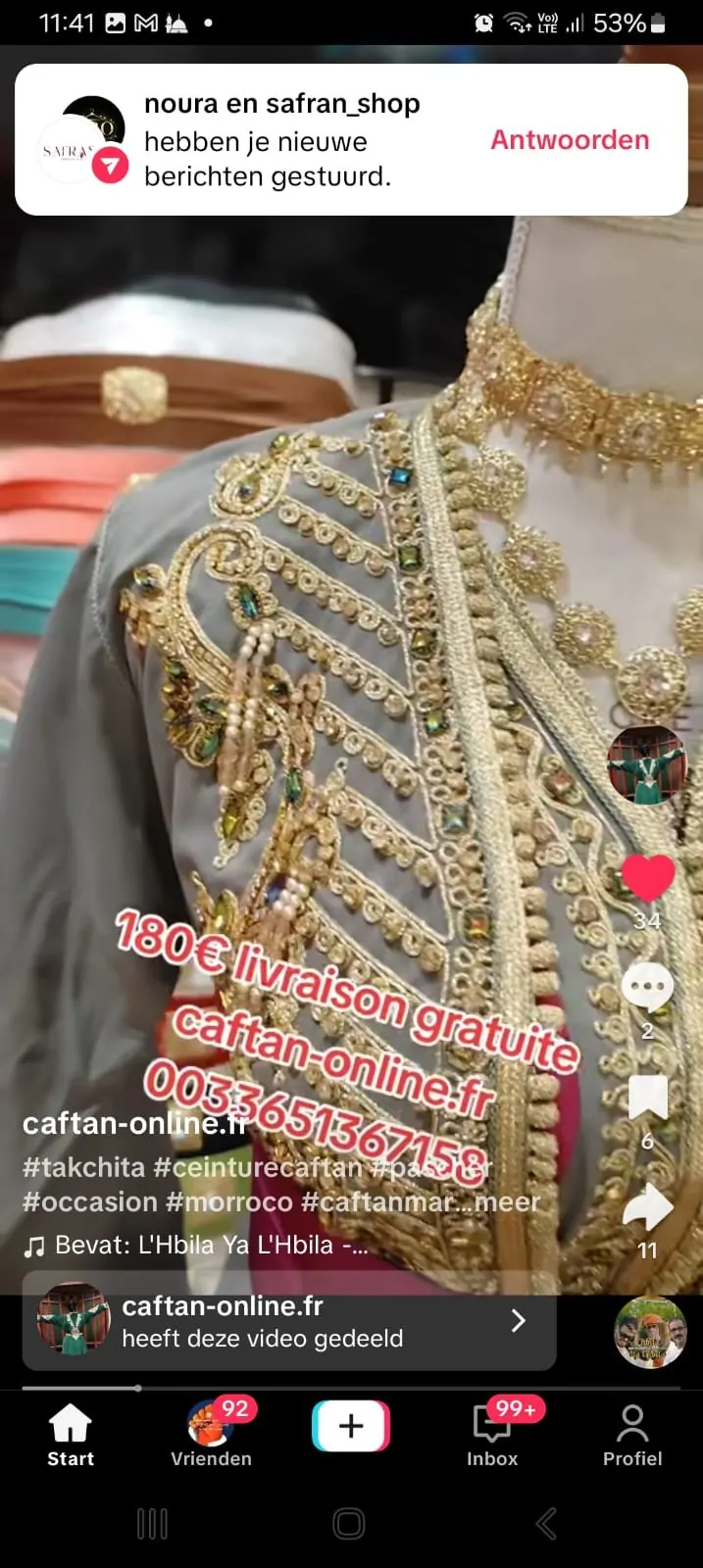 9caftans plus trois ceintures – Image 8