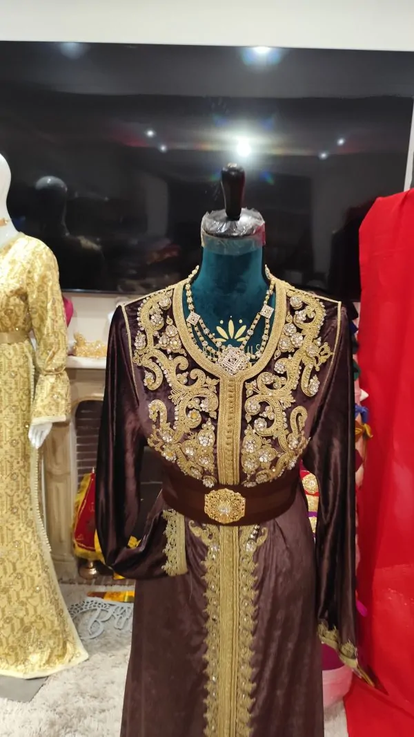 Gebrauchter marokkanischer Kaftan — photo 8