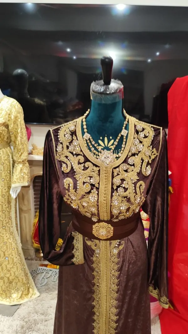 Gebrauchter marokkanischer Kaftan — photo 5