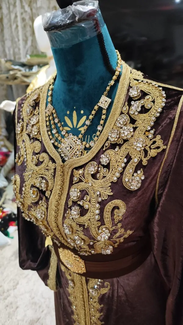 Gebrauchter marokkanischer Kaftan — photo 4