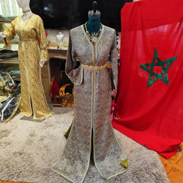 caftan marocain sirène doublé d occasion