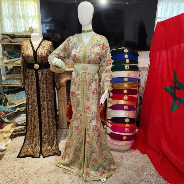 2 caftan marocain plus accessoires — photo 13