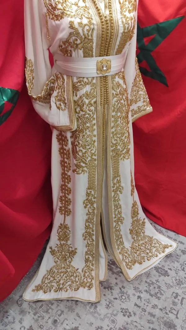 Neuer gefütterter marokkanischer Kaftan, 66cm — photo 3