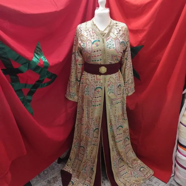 lot 3 caftan marocain d occasion — photo 8