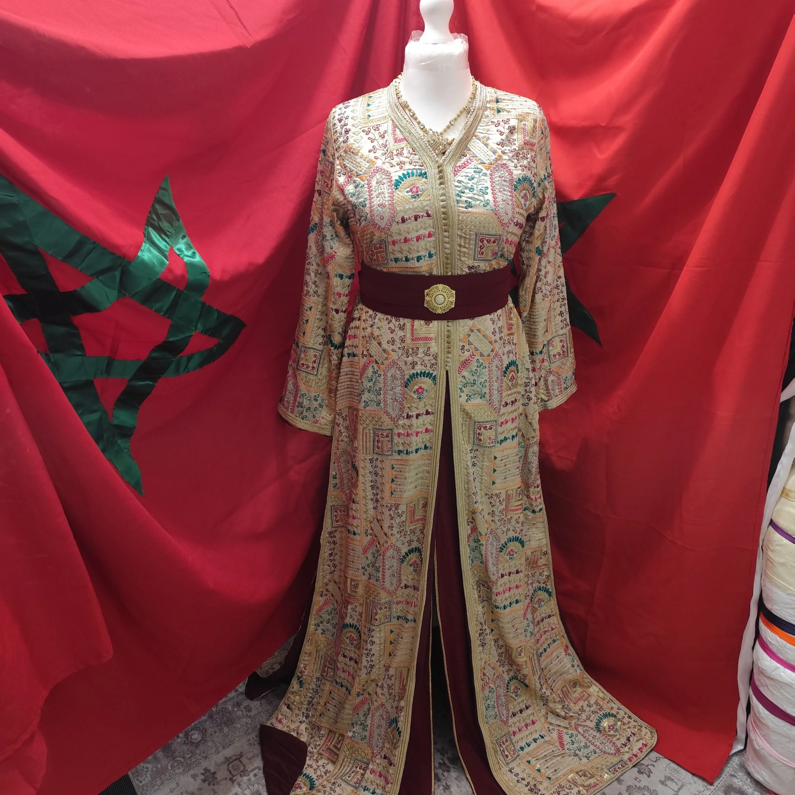 lot 3 caftan marocain d occasion – Image 8