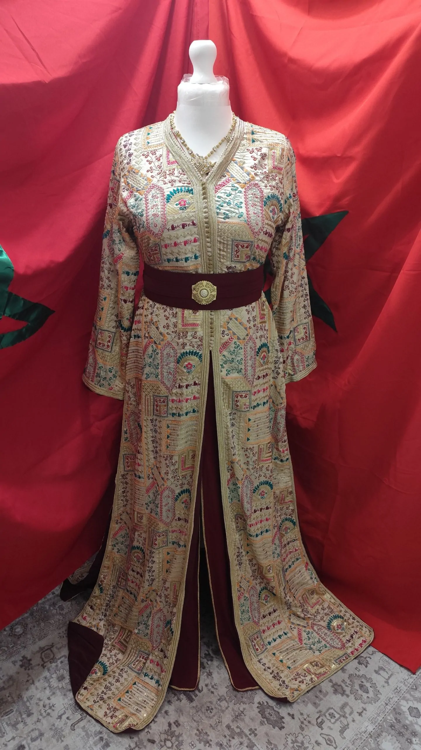 lot 3 caftan marocain d occasion – Image 11