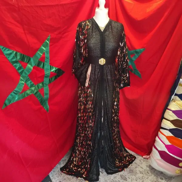 Caftano marocchino nuovo foderato