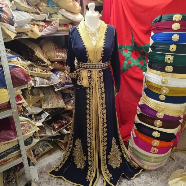 New Moroccan caftan with belt