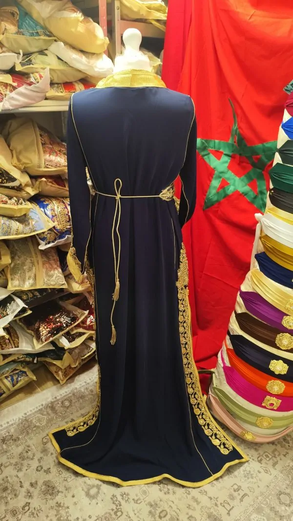 New Moroccan caftan with belt — photo 8