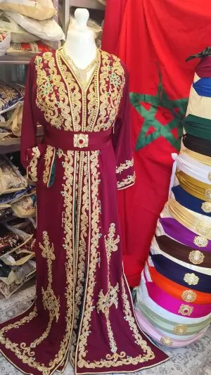 Caftano marocchino nuovo foderato