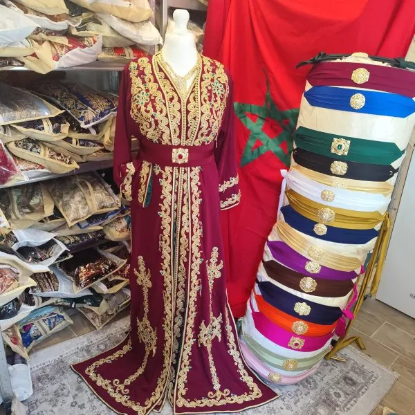 Caftano marocchino nuovo foderato