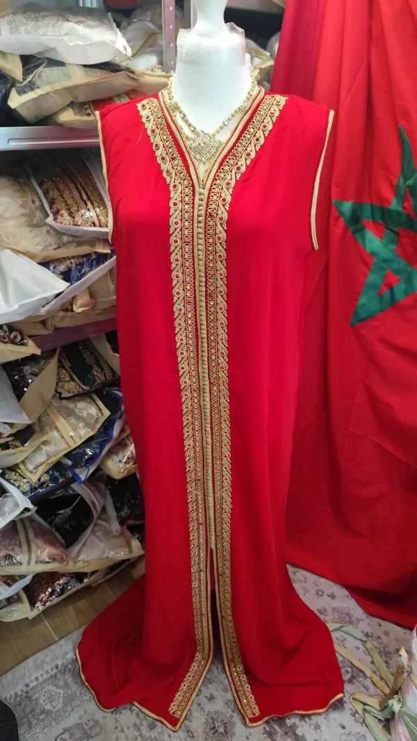 Caftano marocchino nuovo foderato — photo 4