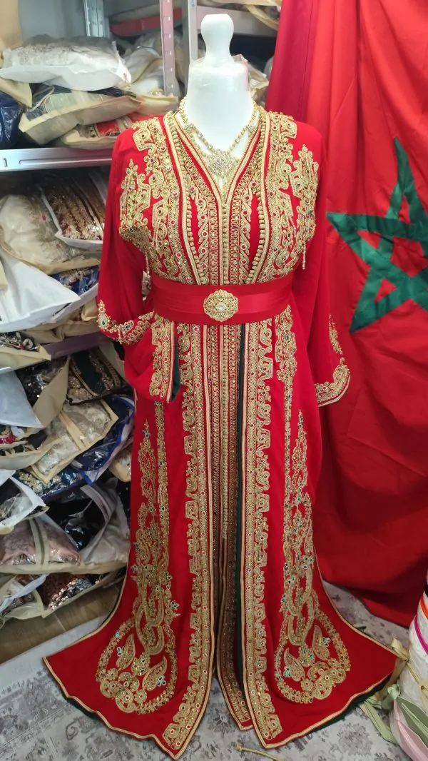 Caftano marocchino nuovo foderato — photo 3
