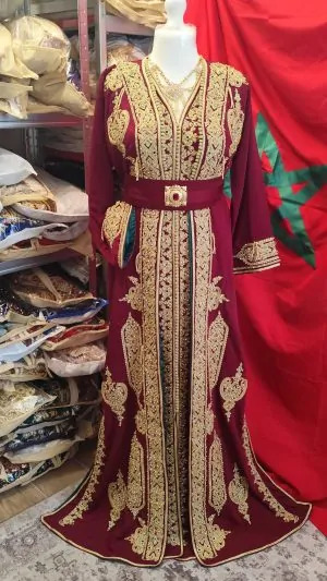 Caftano marocchino nuovo foderato