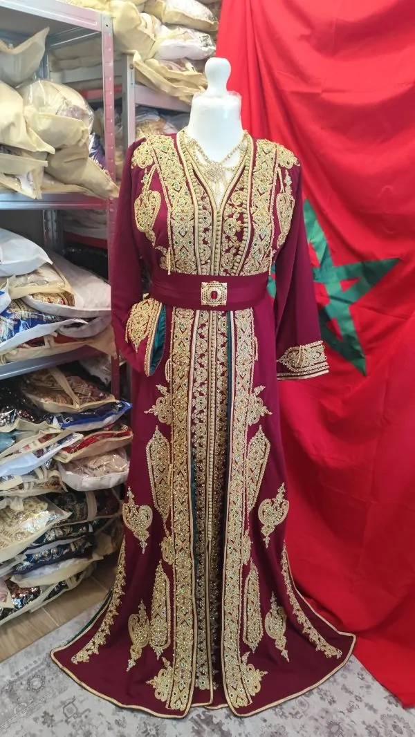 caftan marocain neuf doublé — photo 9