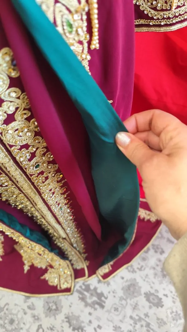 caftan marocain neuf doublé — photo 2