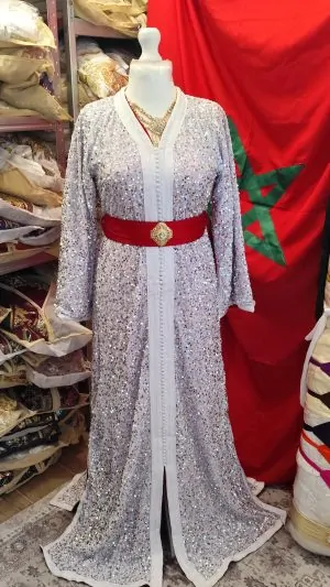 Caftano marocchino nuovo foderato