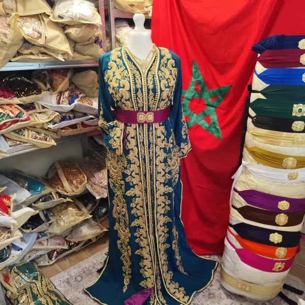 Caftano marocchino nuovo foderato